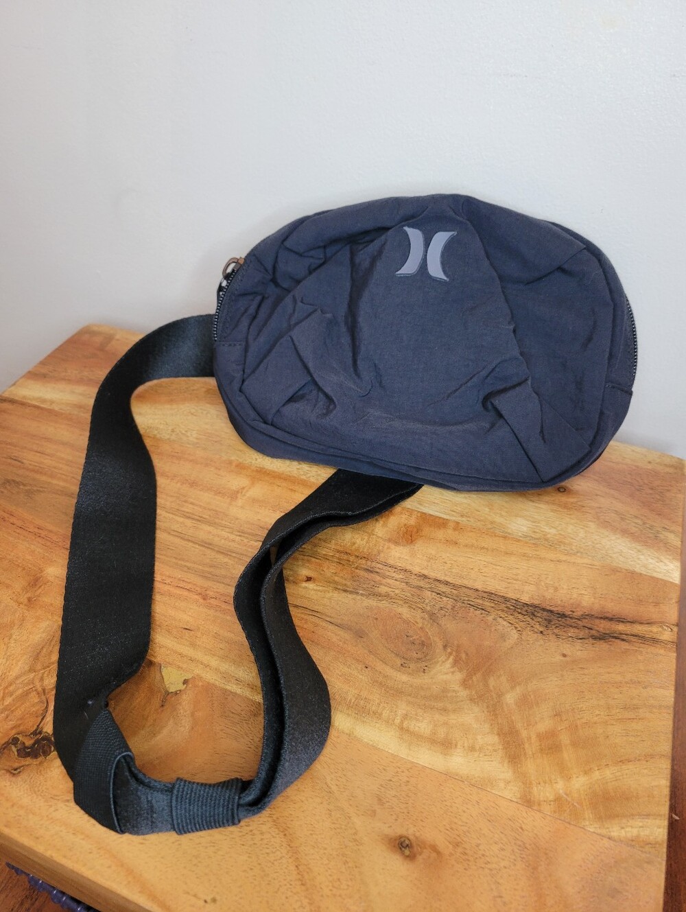 Black Hurley Crossbody Belt Bag One Size